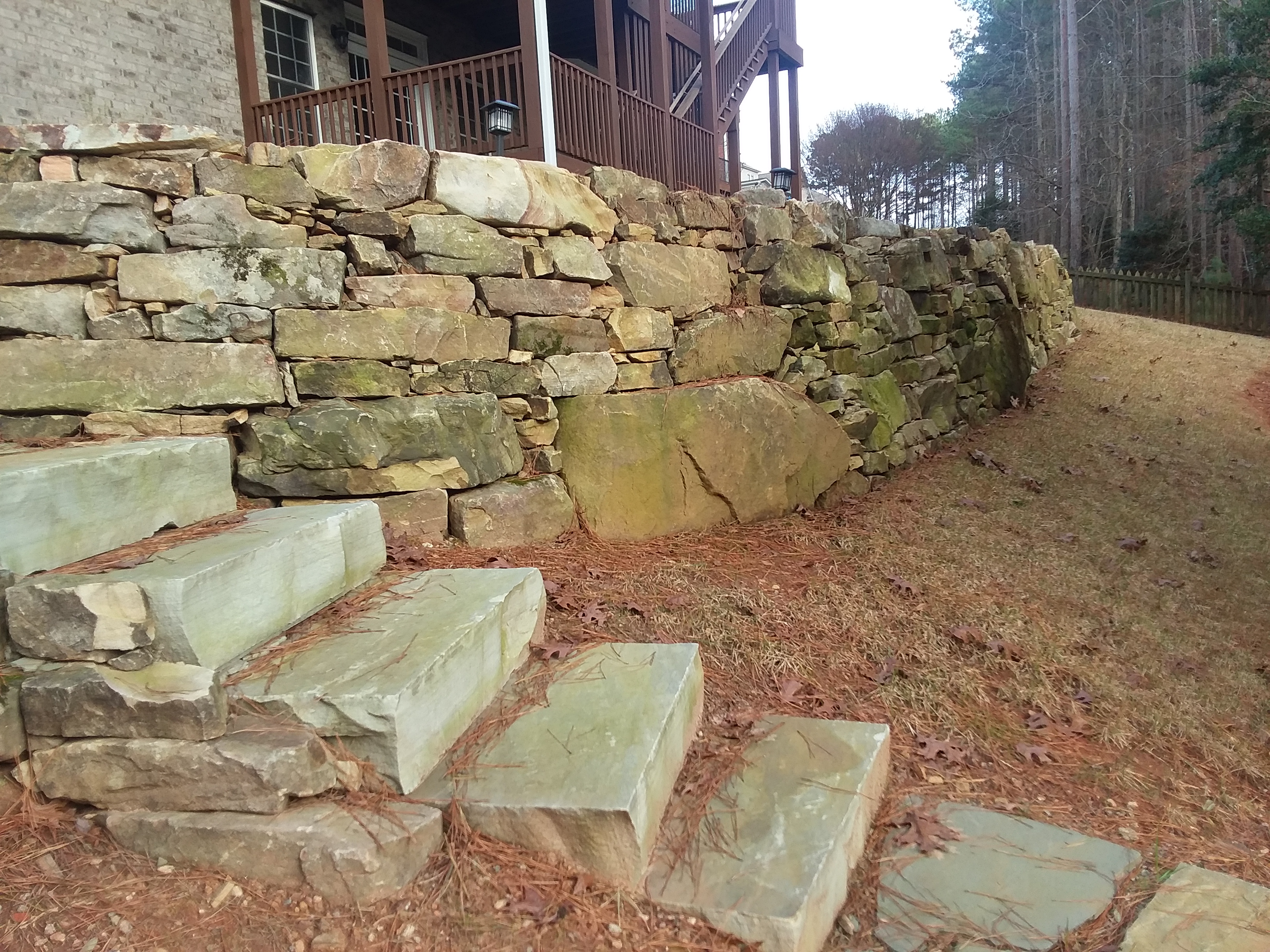 A hard to mow slope and excessive runoff problems can be solved ...